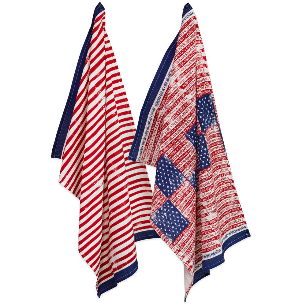 One Flag One Nation Tea Towels (Set of 2)