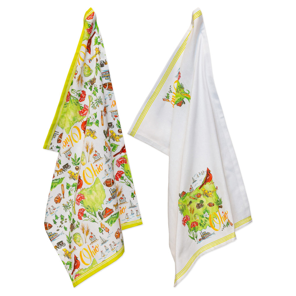 Ohio Tea Towels (Set of 2)