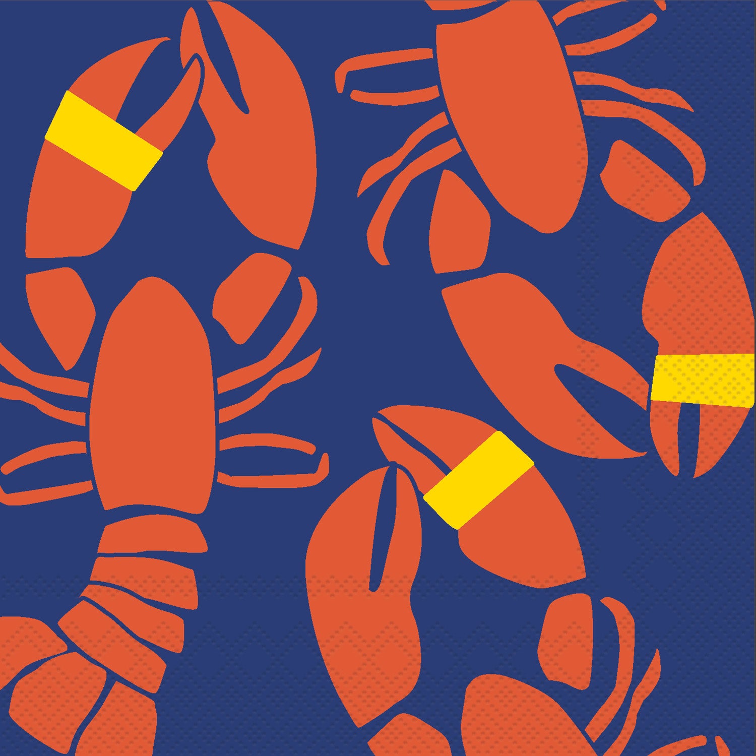 Lobster Bands Cocktail Napkin