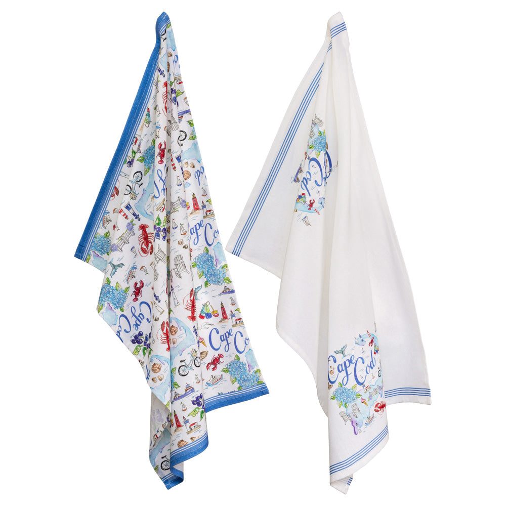 Cape Cod Tea Towels (Set of 2)