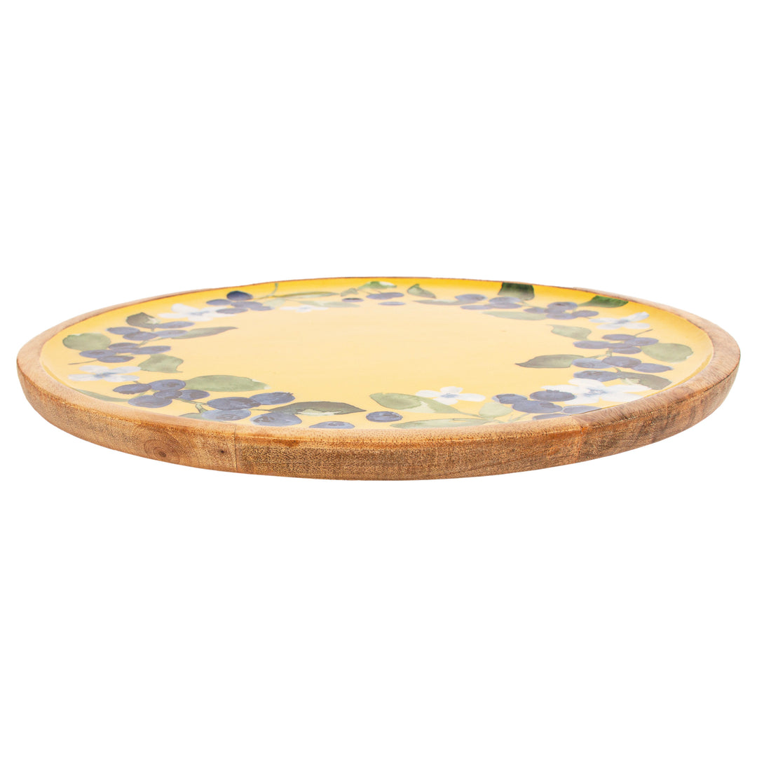 Blueberry Round Platter 14"