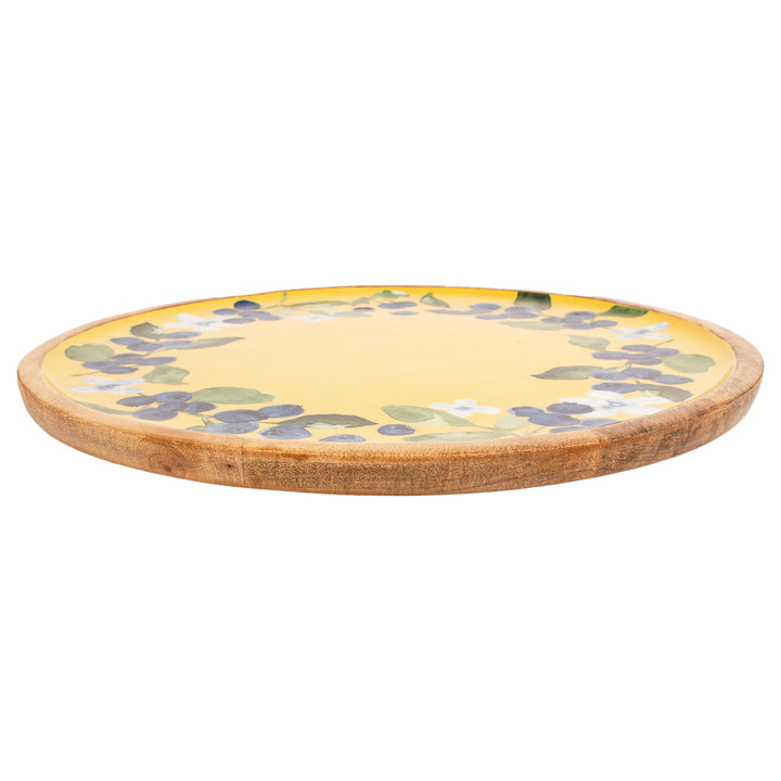 Blueberry Round Platter 14"