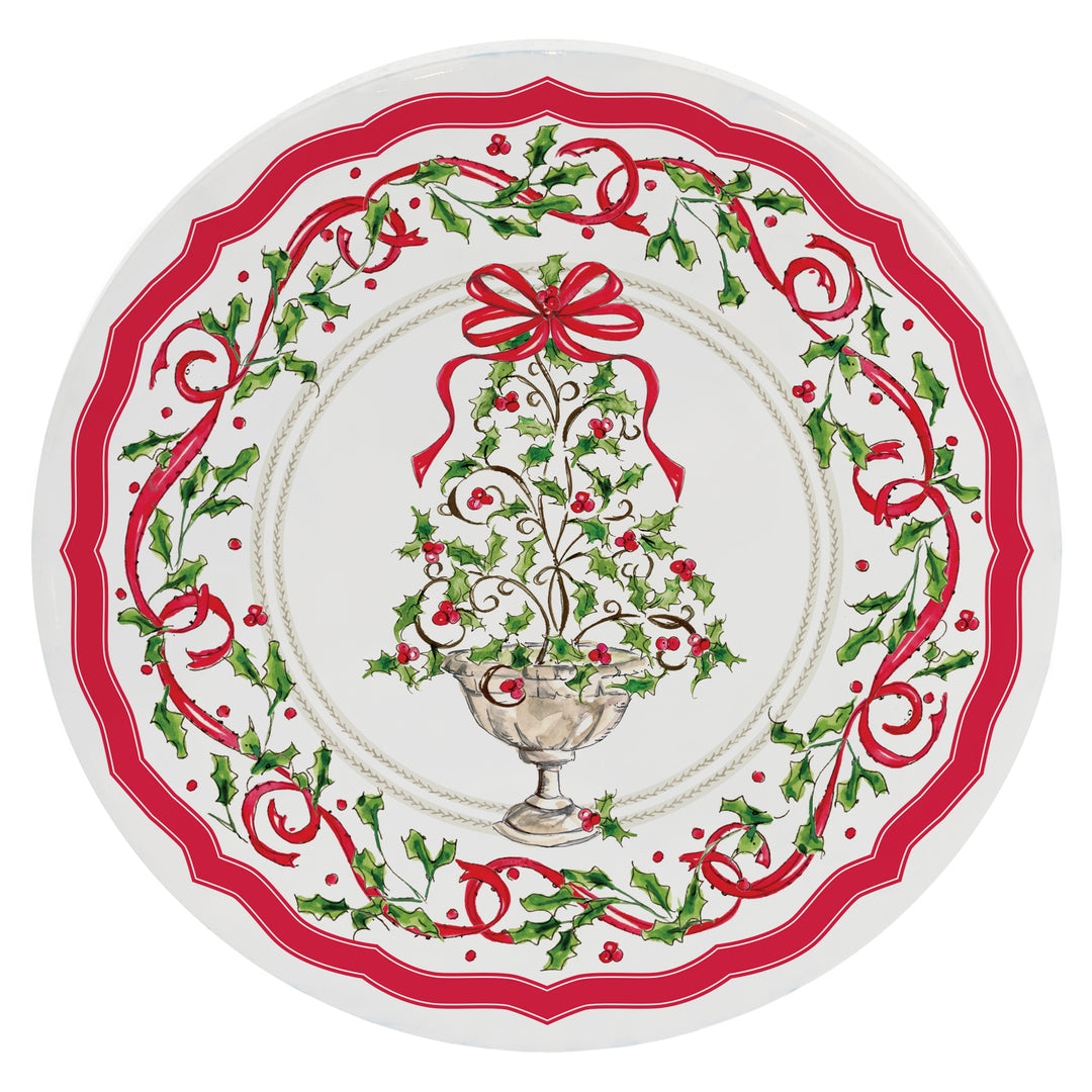 Holly Topiary Tree Coasters