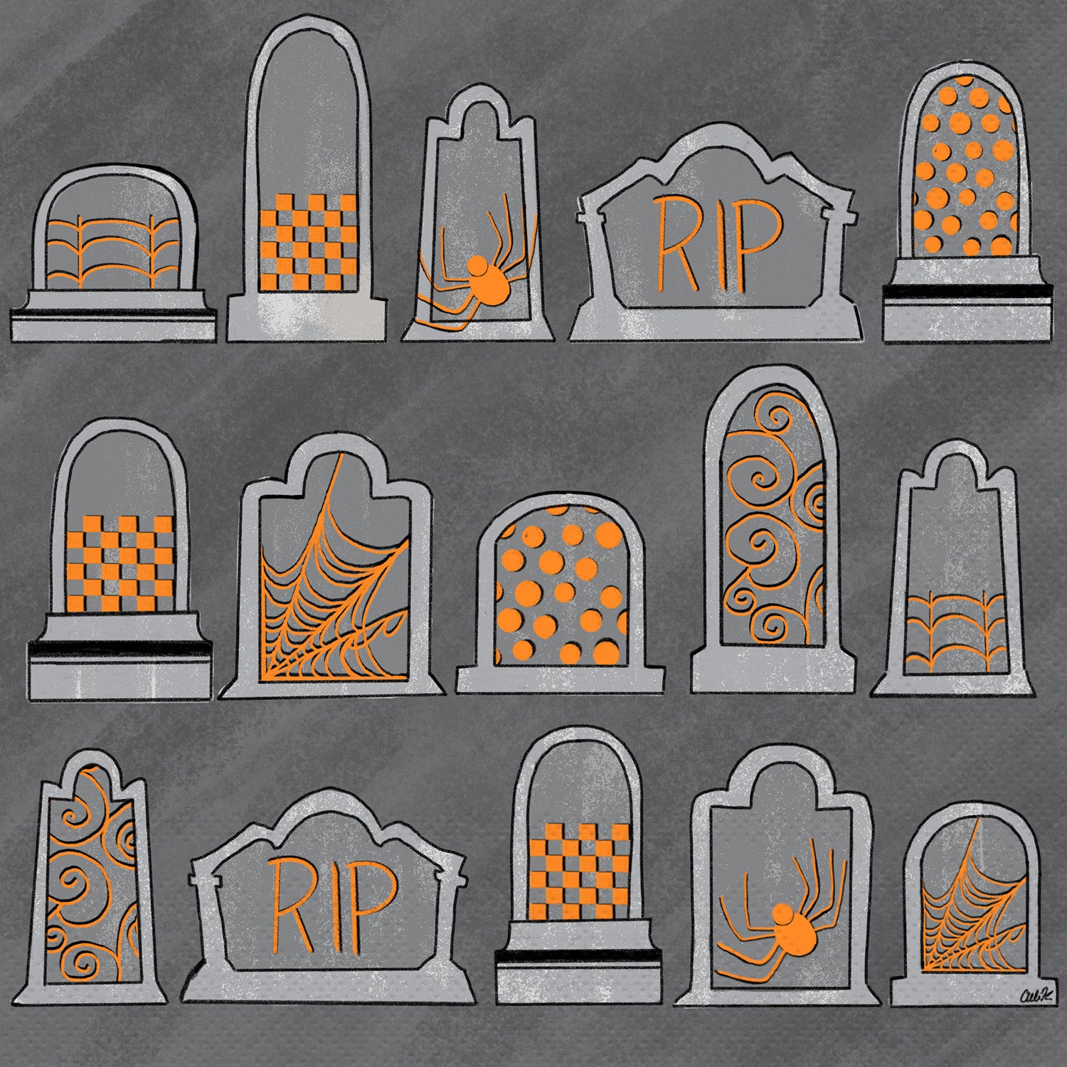 Tombstones Cocktail Napkin