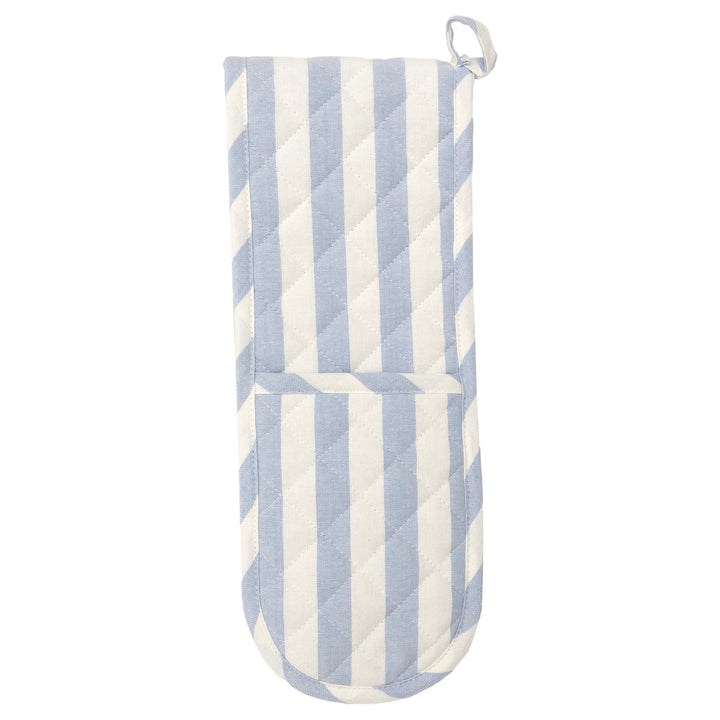 Blue Stripe Double Oven Mitt