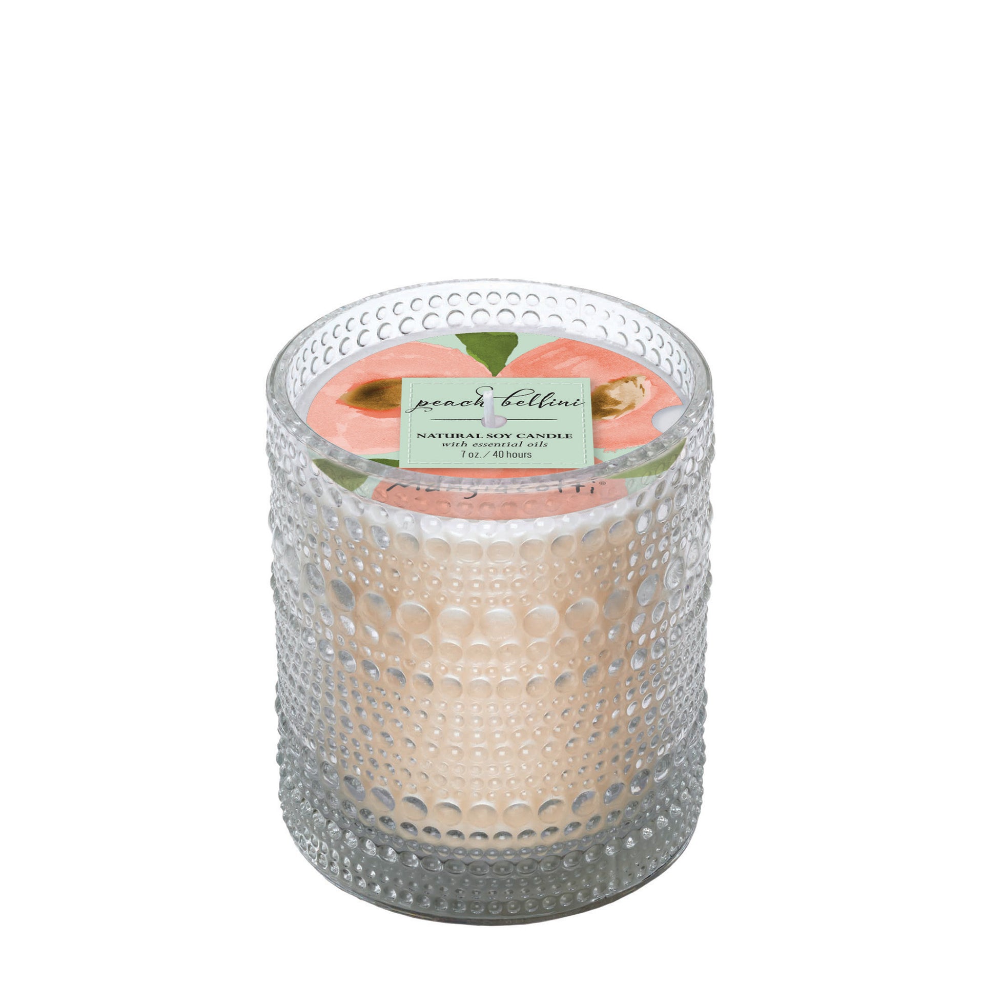 PEACH BELLINI SOY CANDLE - 7 oz