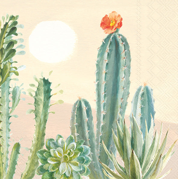 Desert Greenhouse Cocktail Napkin