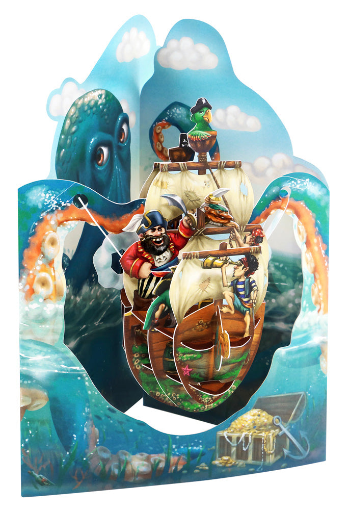 Pirate Ship Display Card