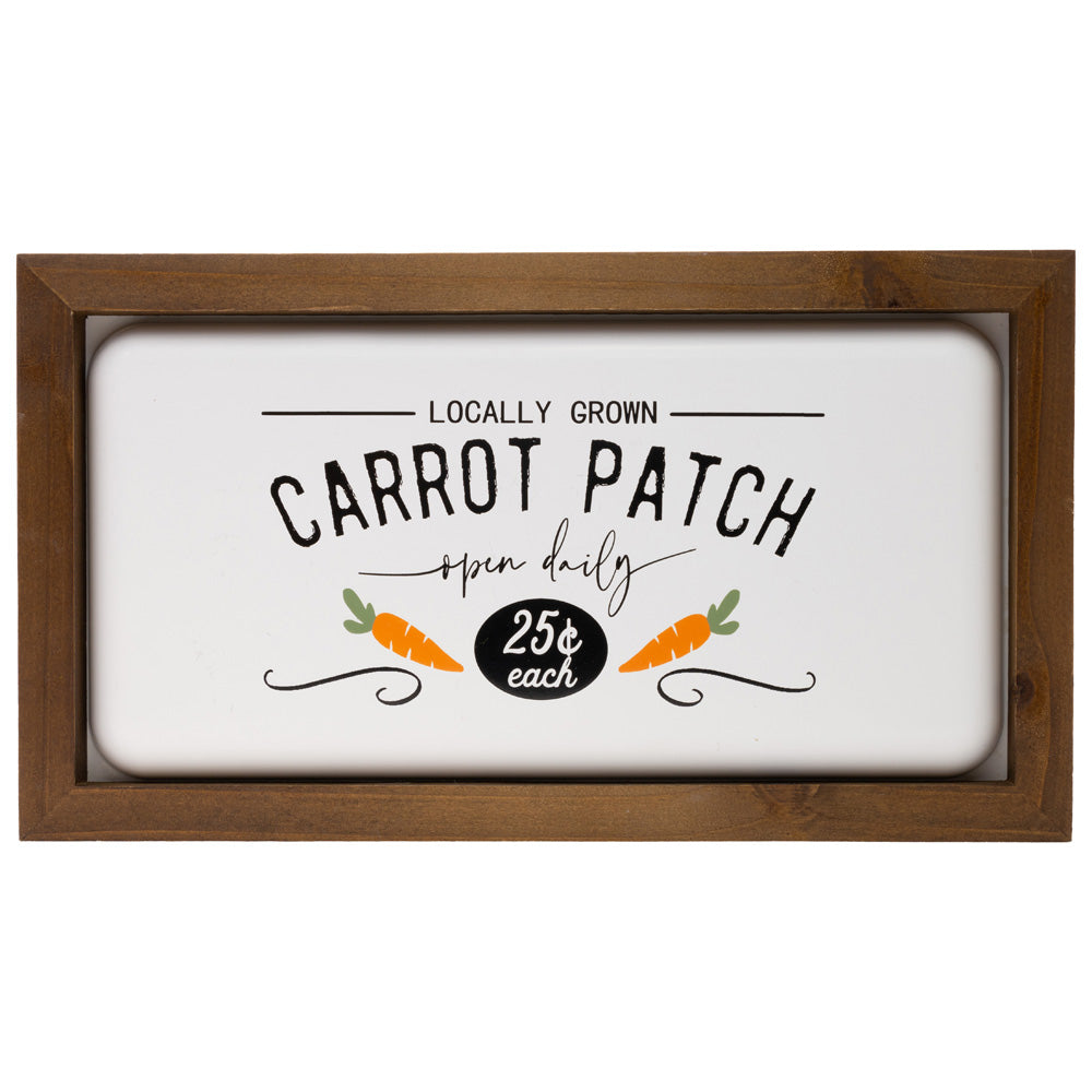 CARROT PATCH METAL SIGN