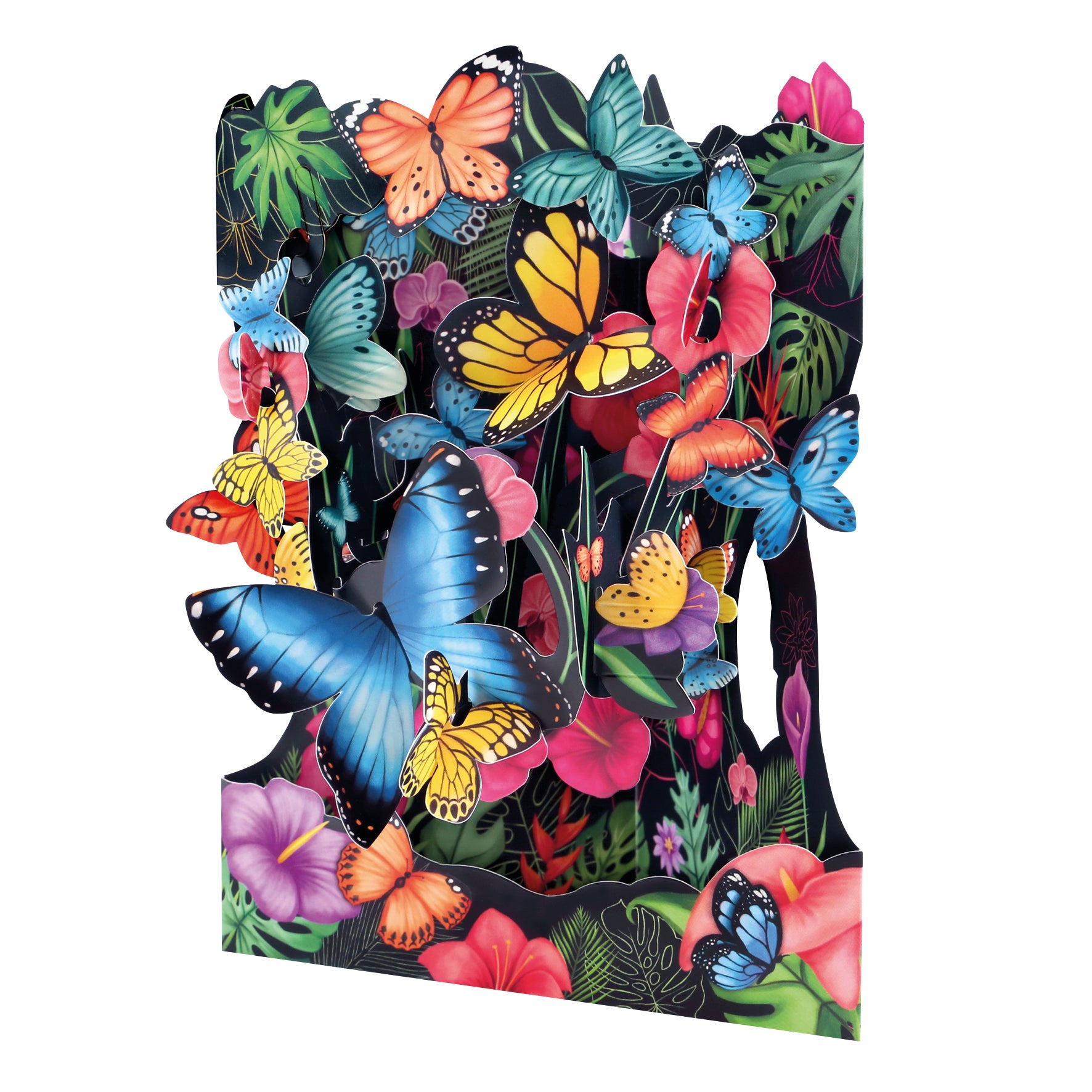 Tropical Butterflies Swing Card