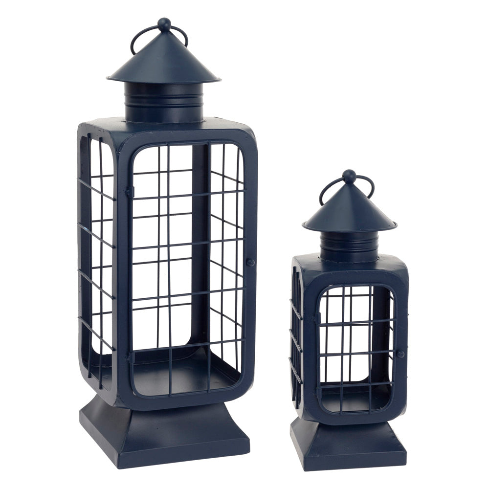 Navy Captains Lantern (Set of 2)