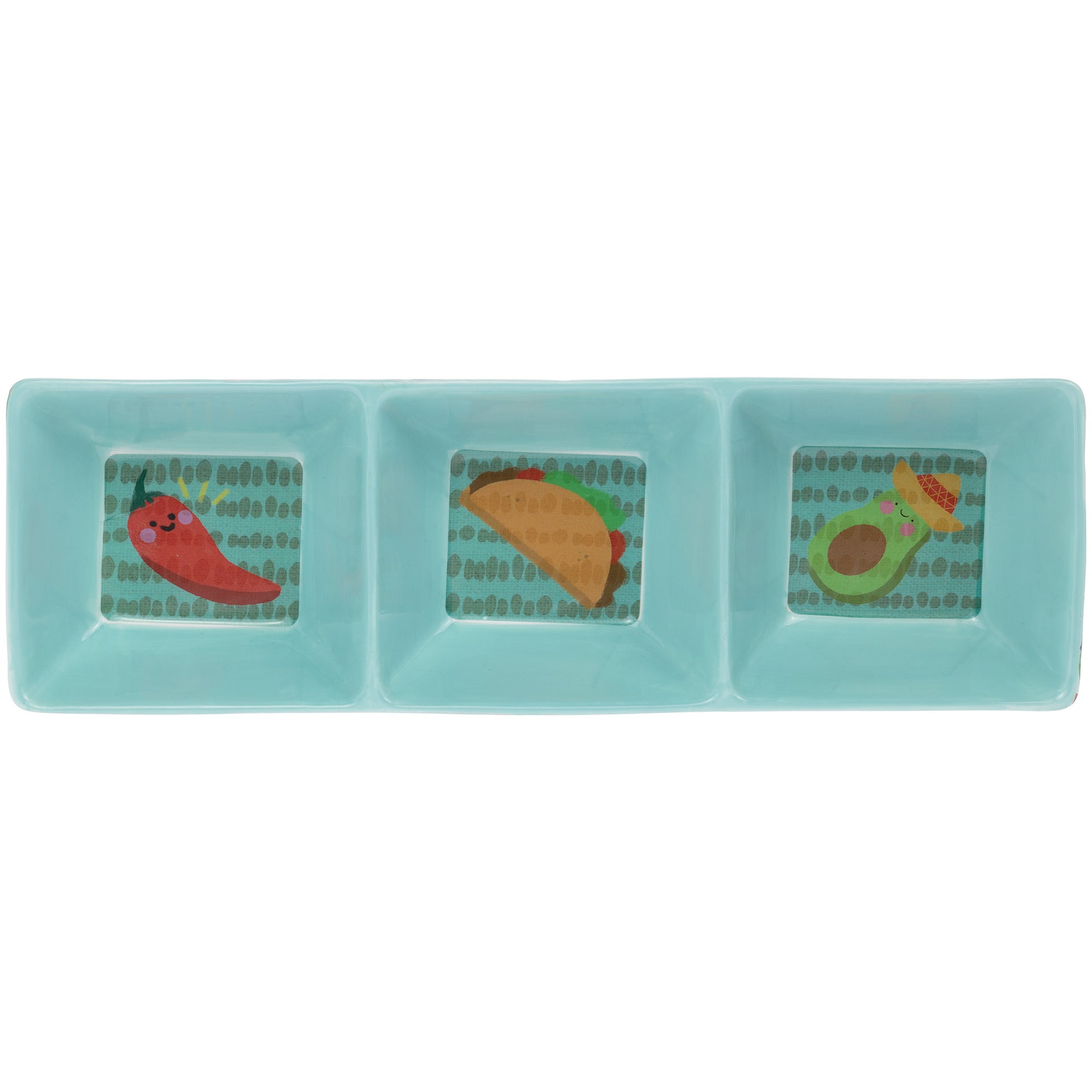 FIESTA 3-SECTIONED TRAY