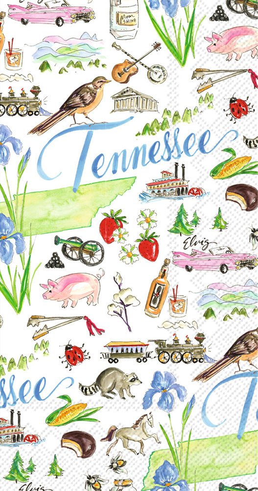 Tennessee State Collection Guest Towel