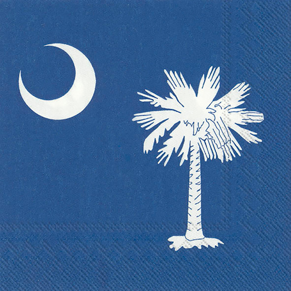 South Carolina Flag Cocktail Napkin