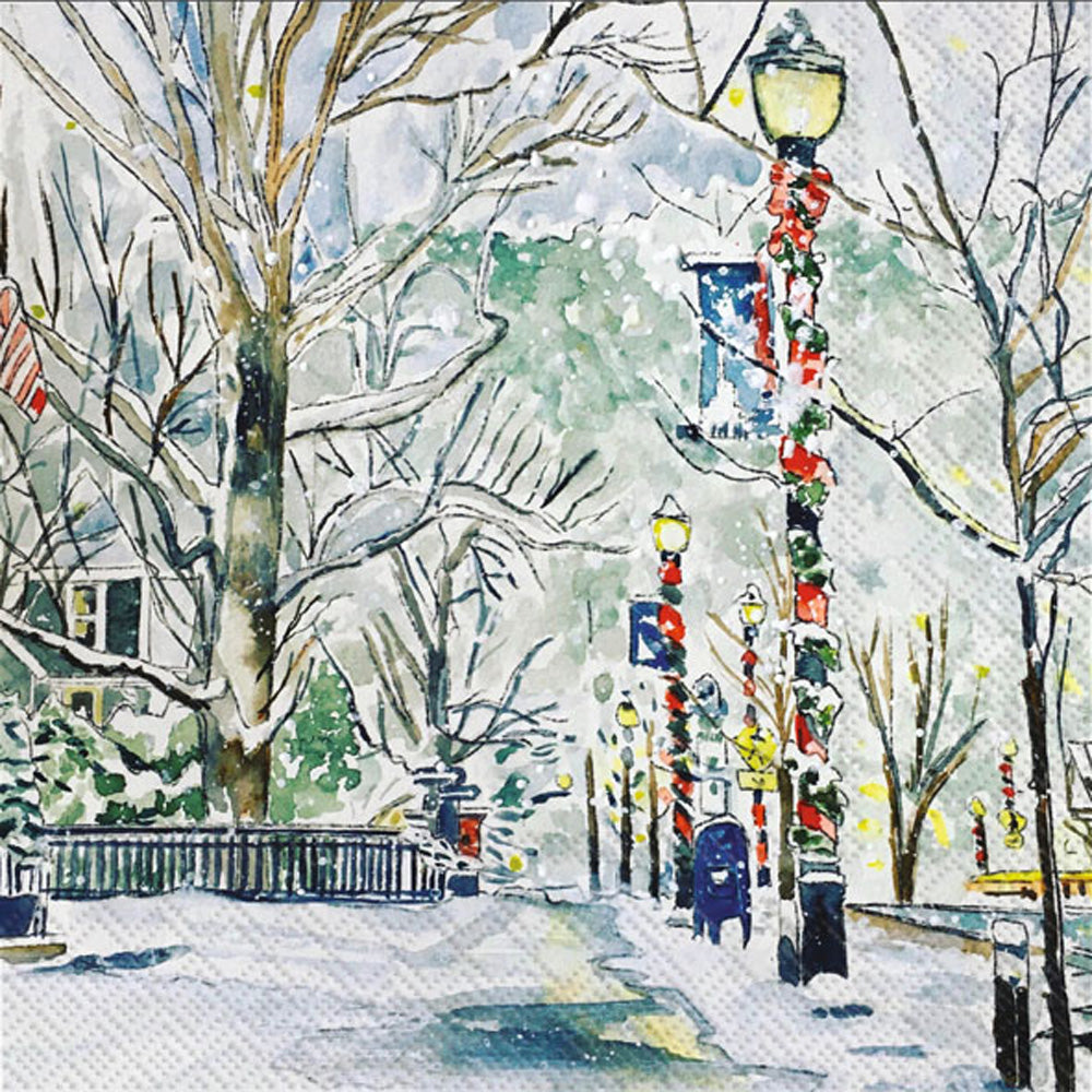 Winter Street Lunch Napkin