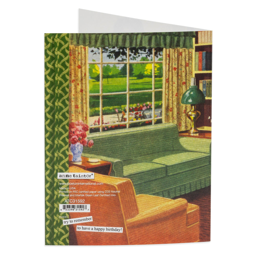 Anne Taintor Birthday Card This Room