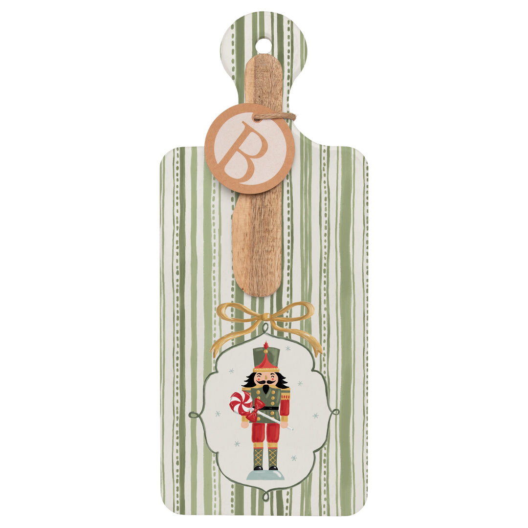 Frosty Nutcracker Cuterie &amp; Spreader Set