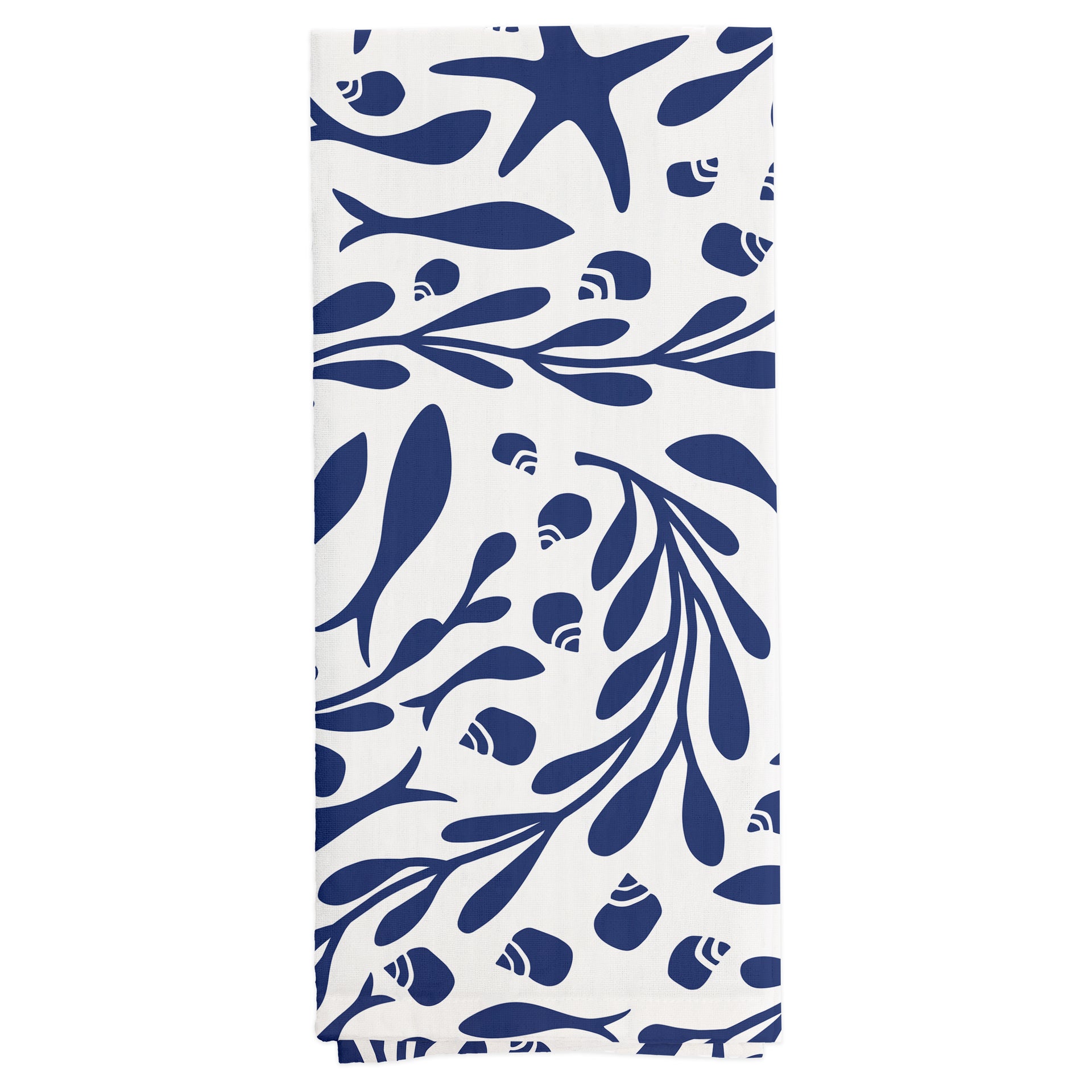 Tidepool White Tea Towel