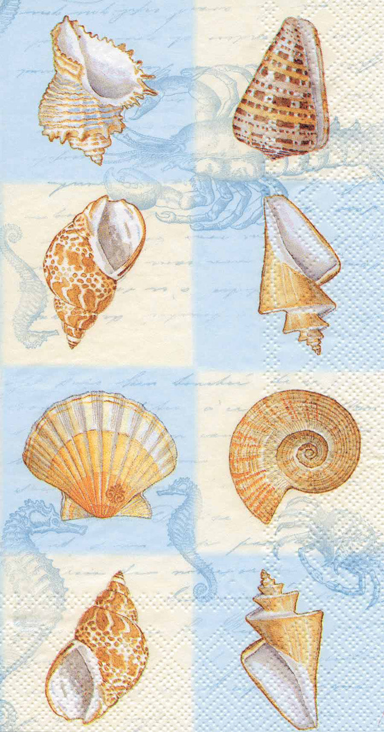 Sounds Of The Sea Guest Towel Blue
