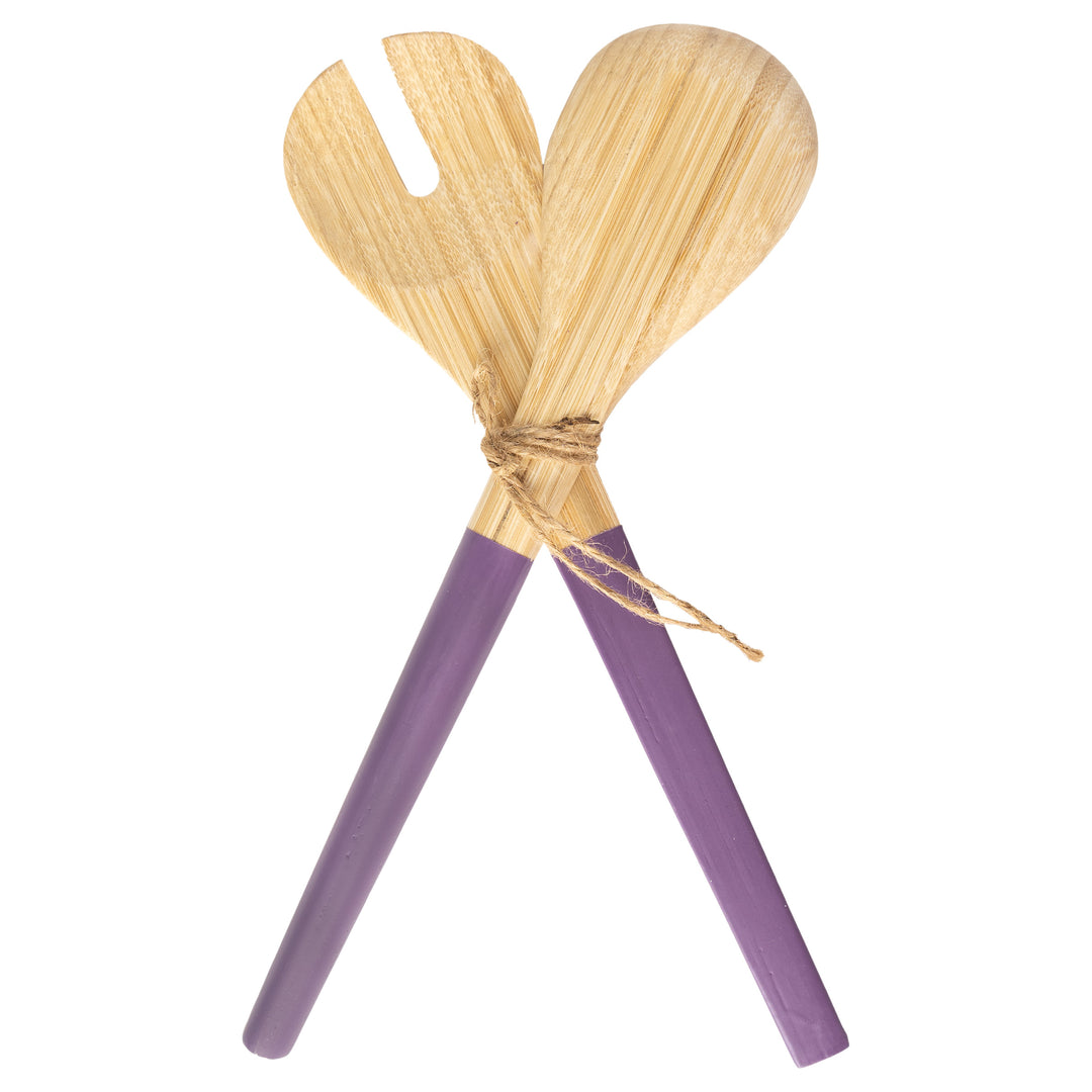 Lavender Bamboo Serving Set