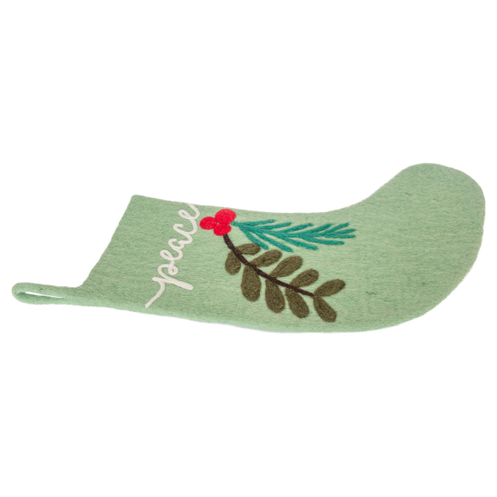Peace Felt Stocking