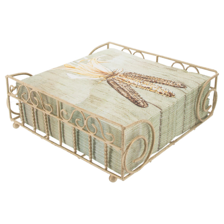 Garden Gate Lunch Caddy Antique White