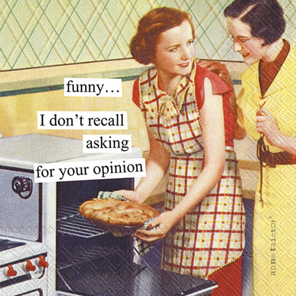 Opinion Cocktail Napkin