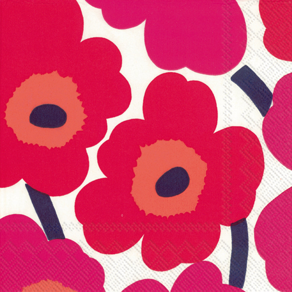 Unikko  Lunch Napkin Red