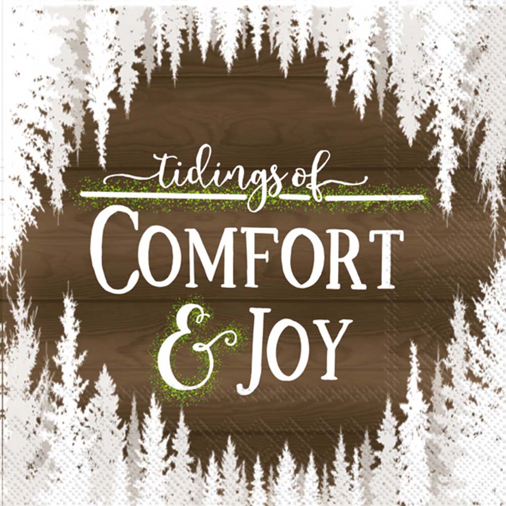 Comfort And Joy Cocktail Napkin