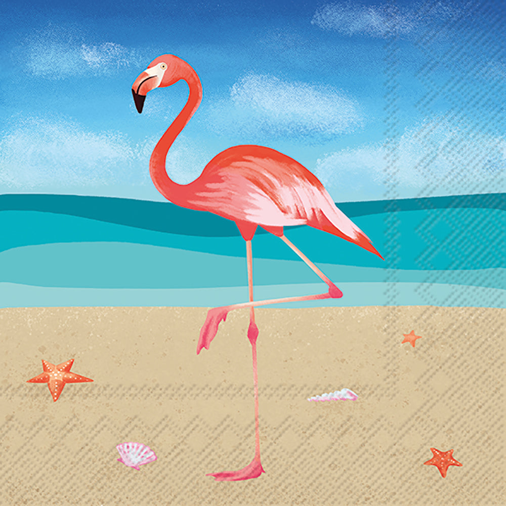 Flamingo Cocktail Napkin
