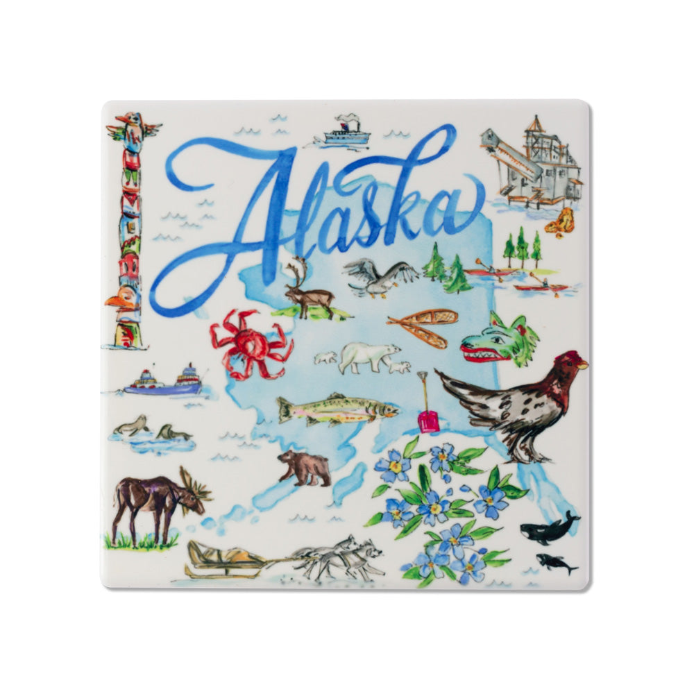 AK STATE COASTER