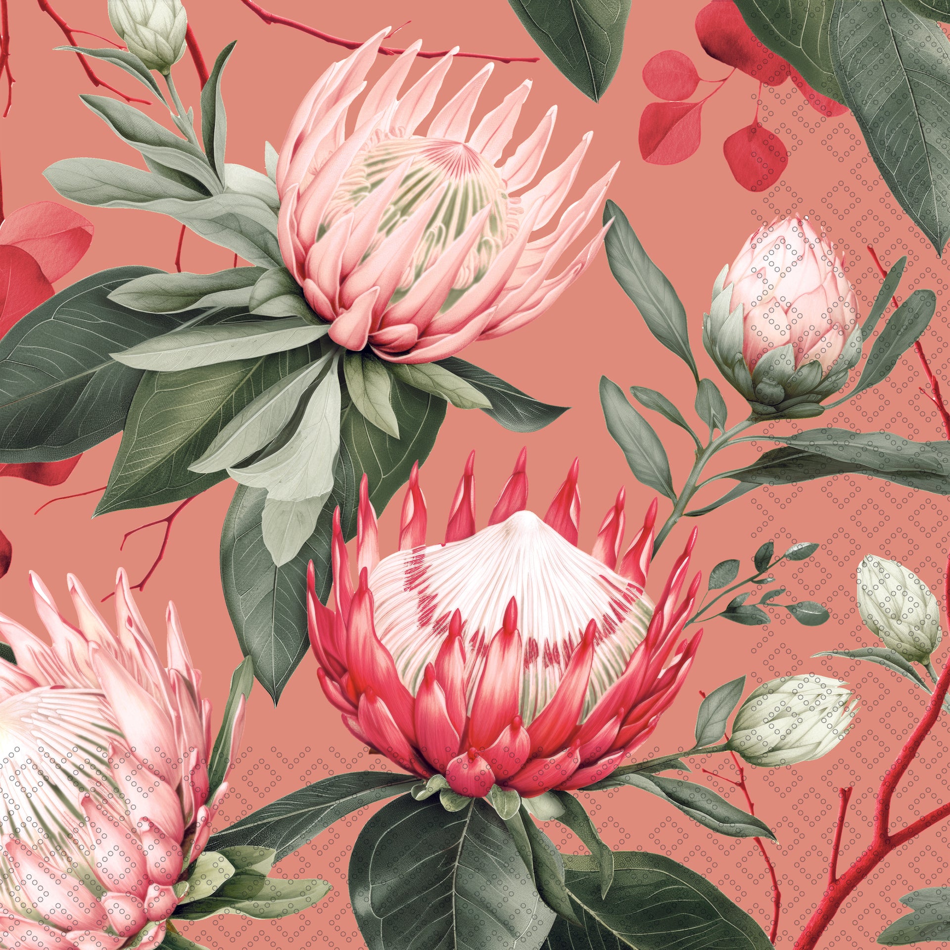 Madiba Protea Lunch Napkin