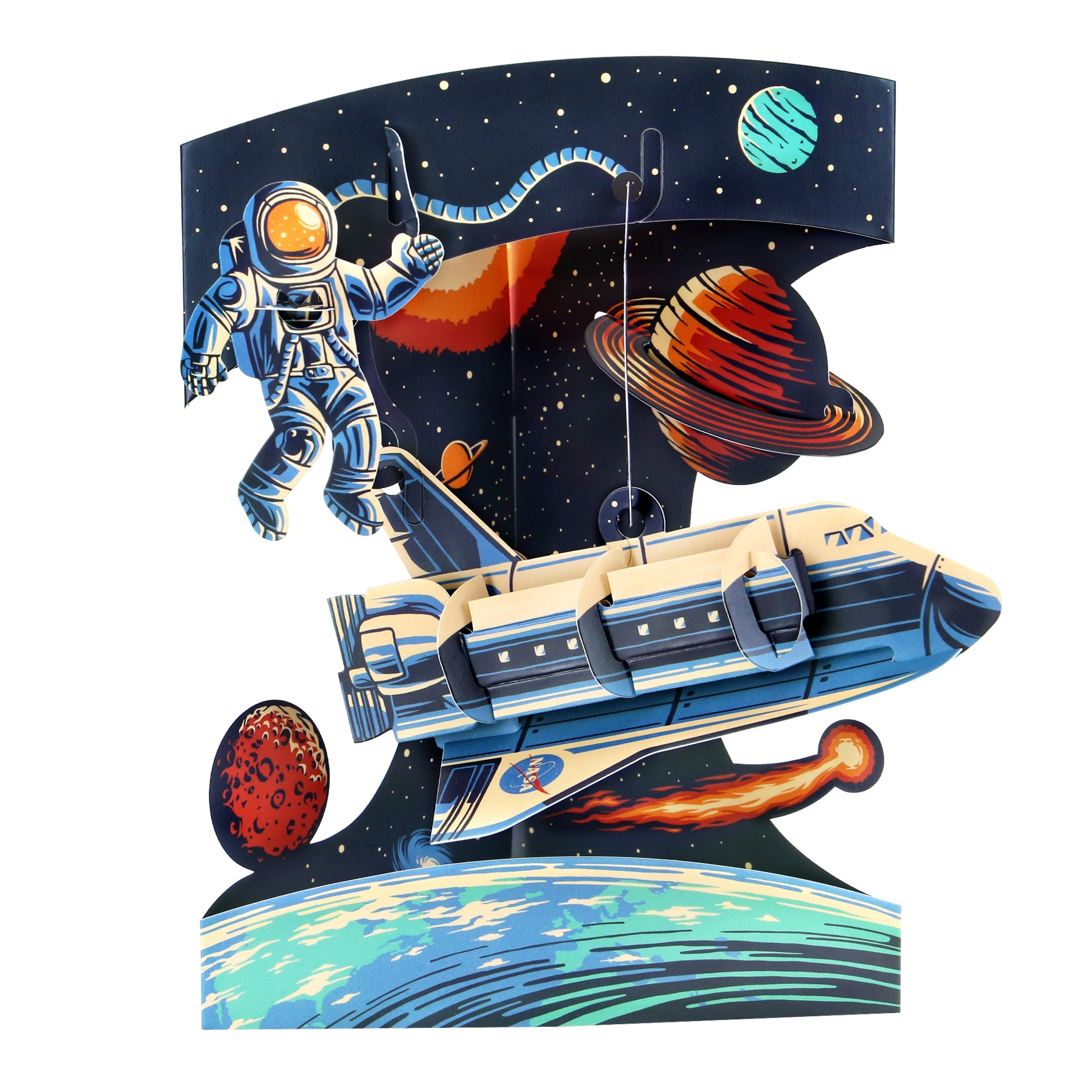 Space Shuttle Swing Card