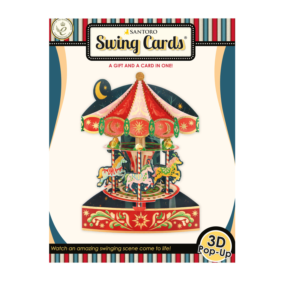 Festive Carousel Display Card