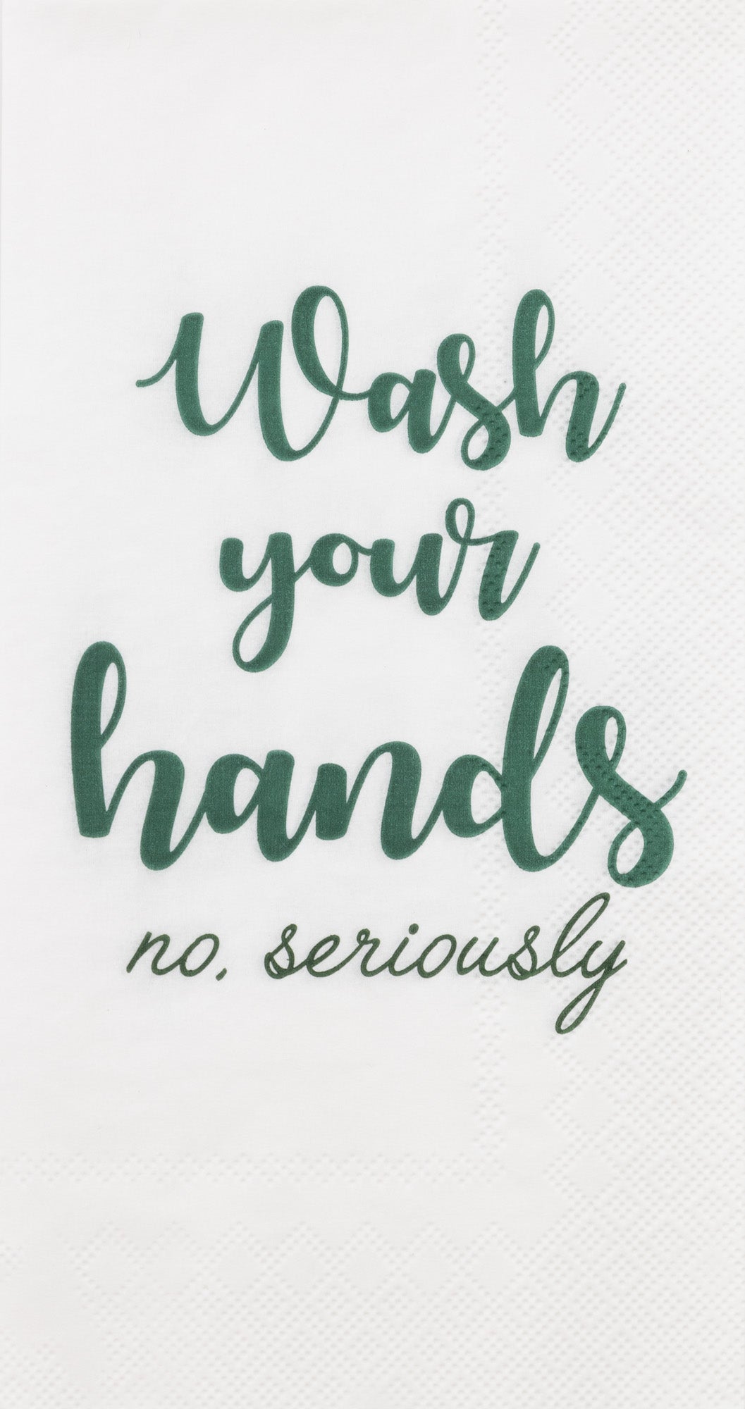 GUEST/WASH YOUR HANDS white