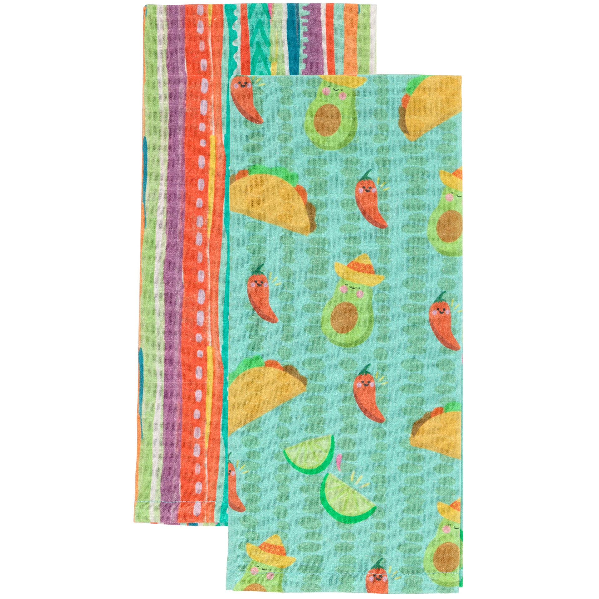 FIESTA TEA TOWELS S/2