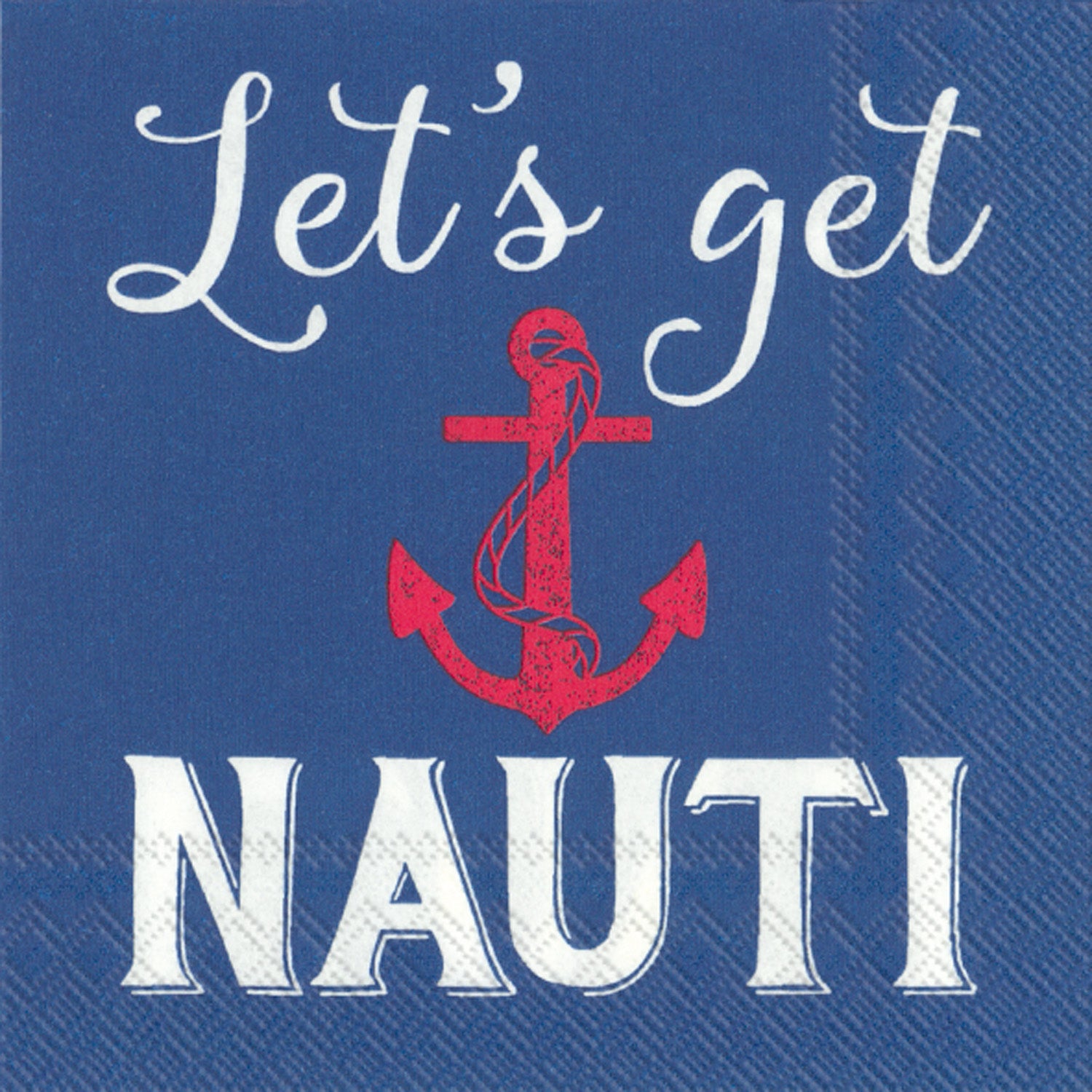 Let'S Get Nauti Cocktail Napkin