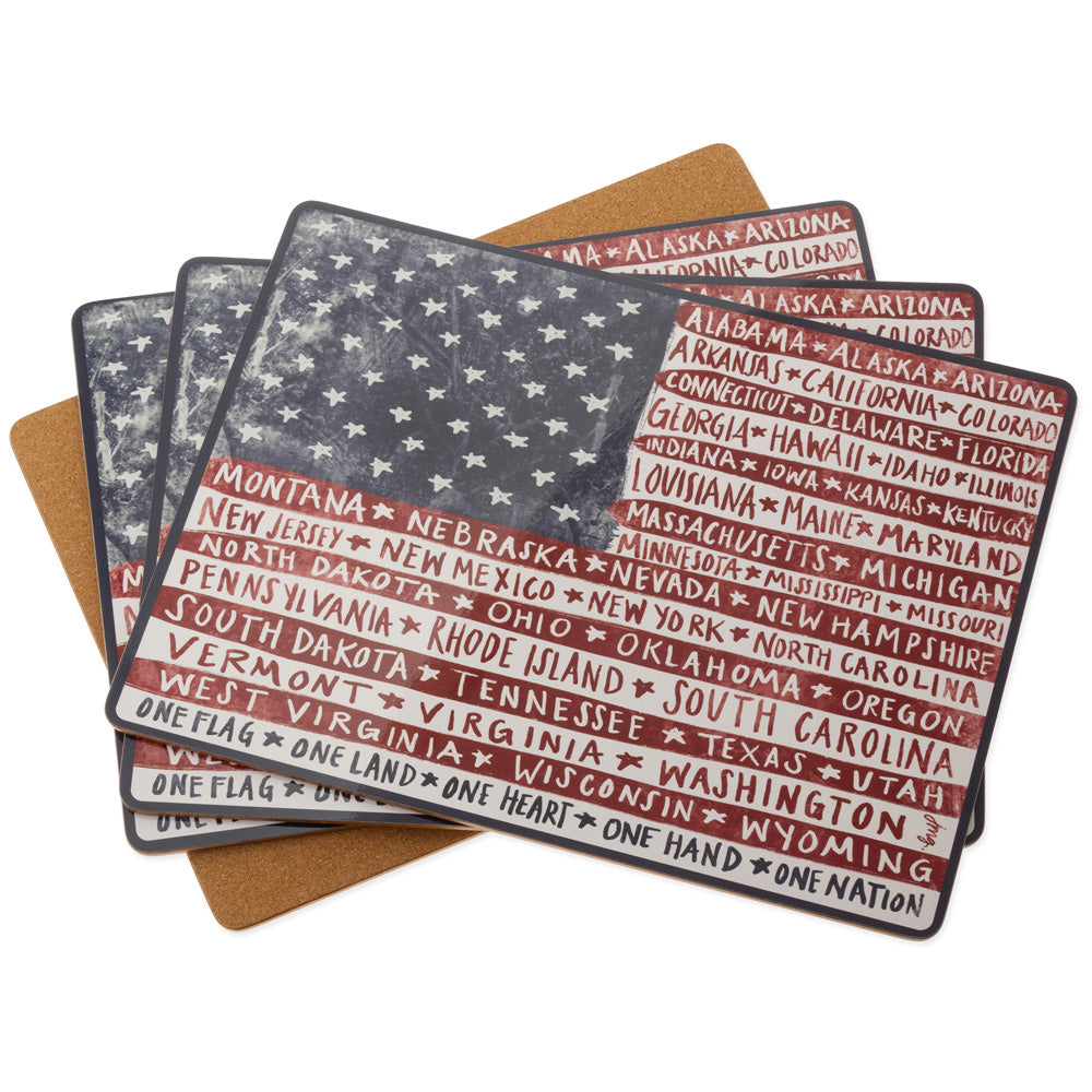 One Flag One Nation Placemats (Set Of 4)