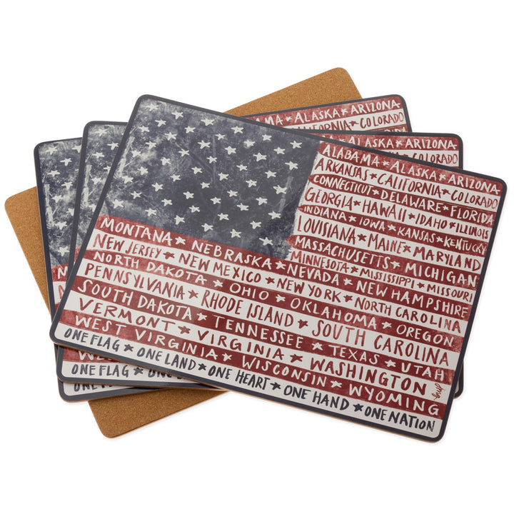 One Flag One Nation Placemats (Set Of 4)