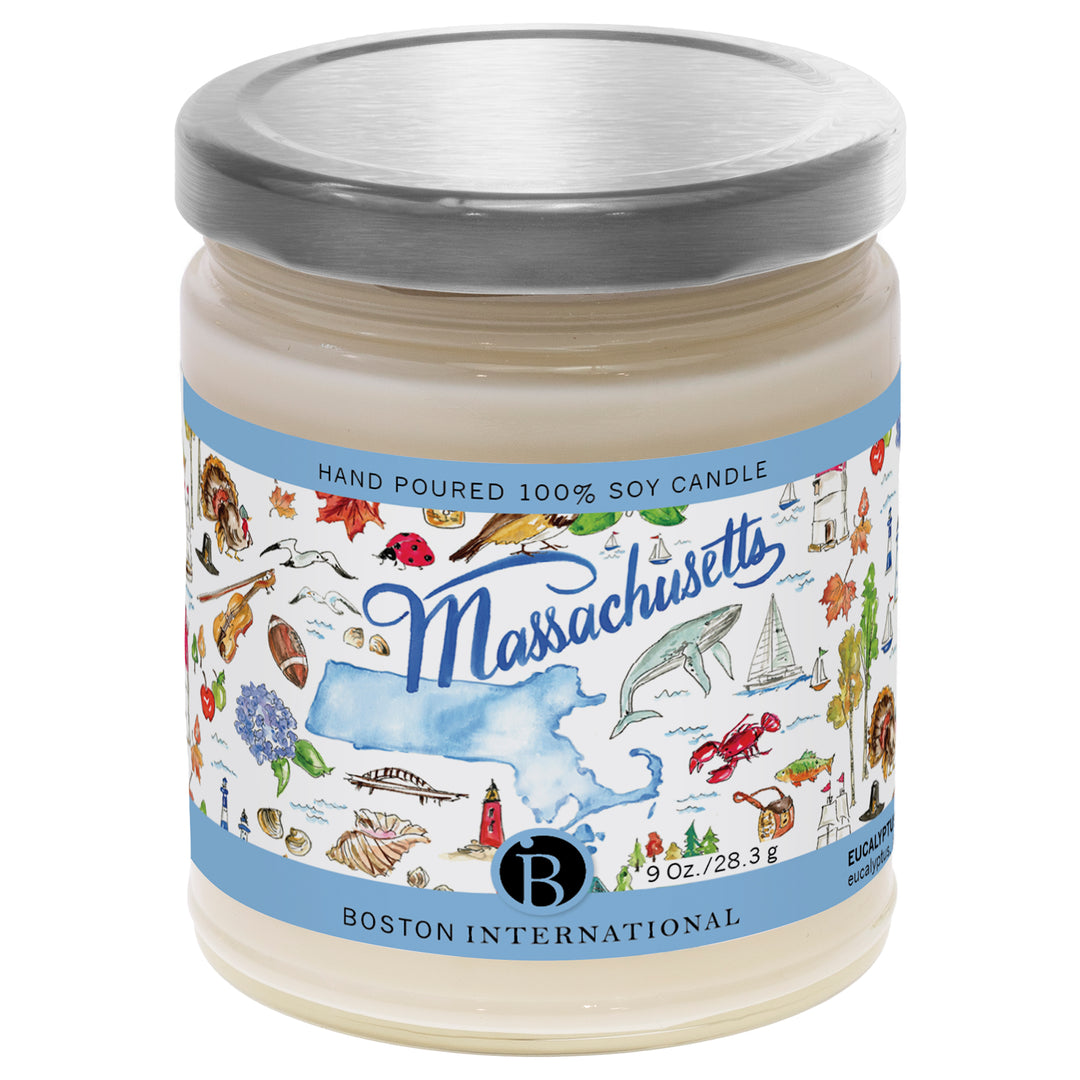 Massachusetts State Candle