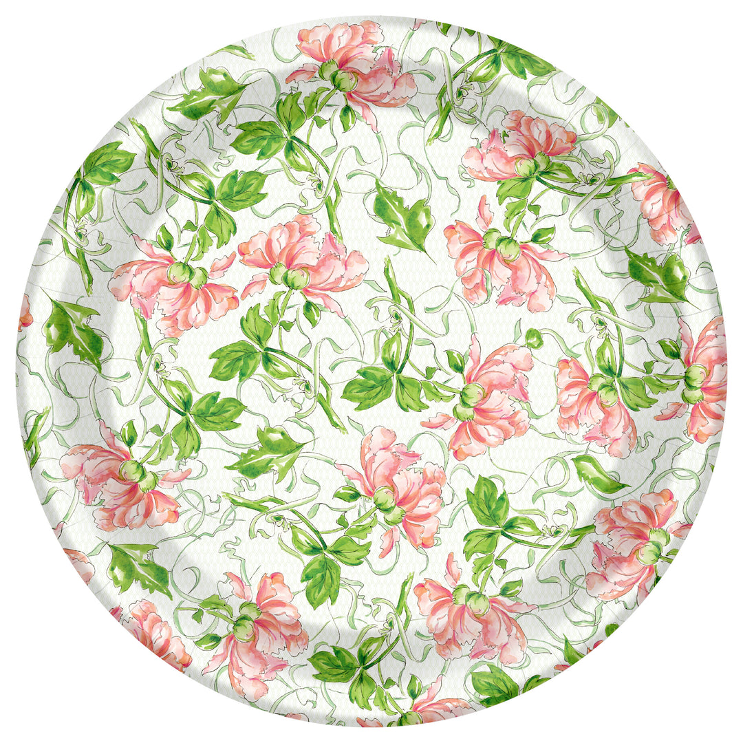 Coral Garden Party Dinner Plate