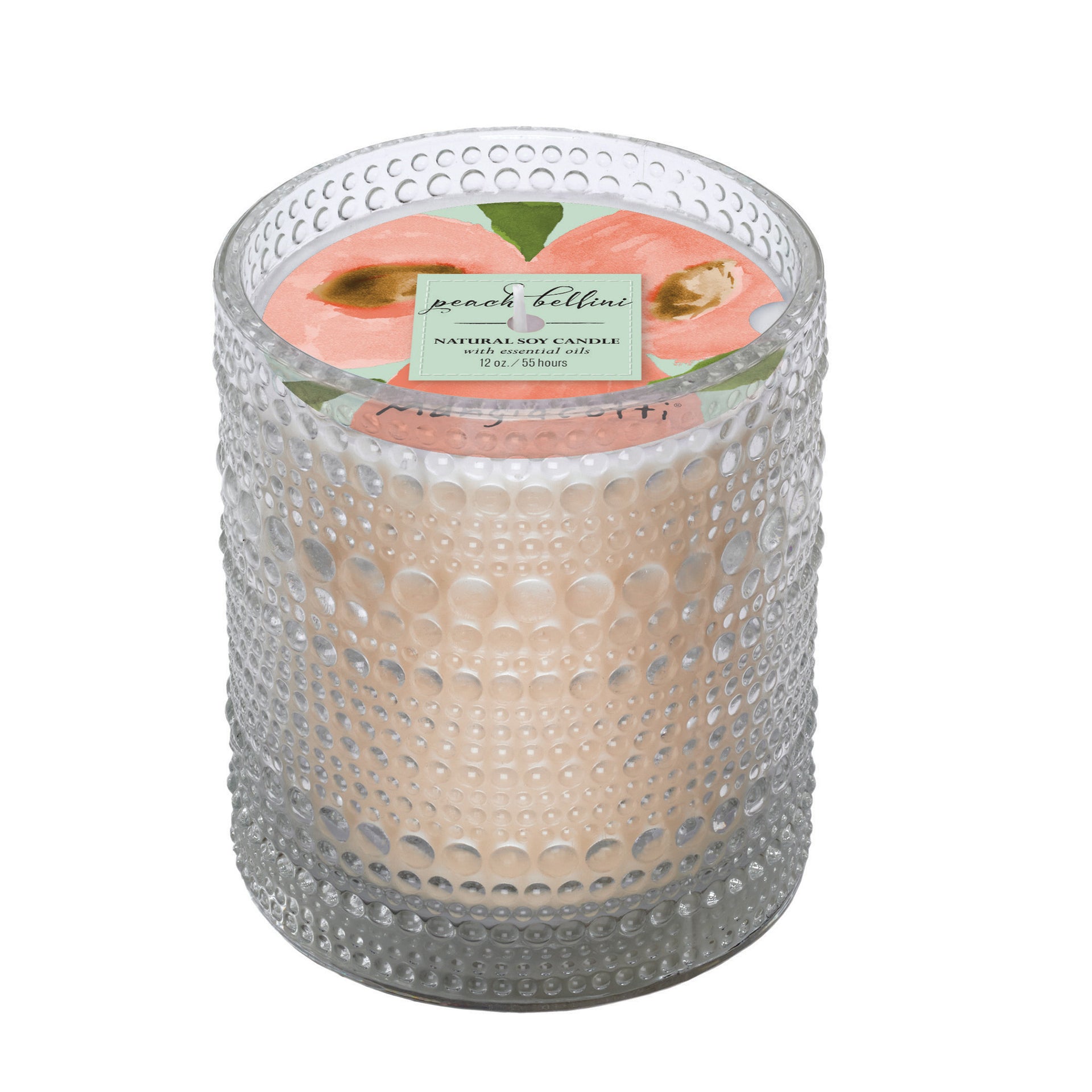 PEACH BELLINI SOY CANDLE - 12 oz